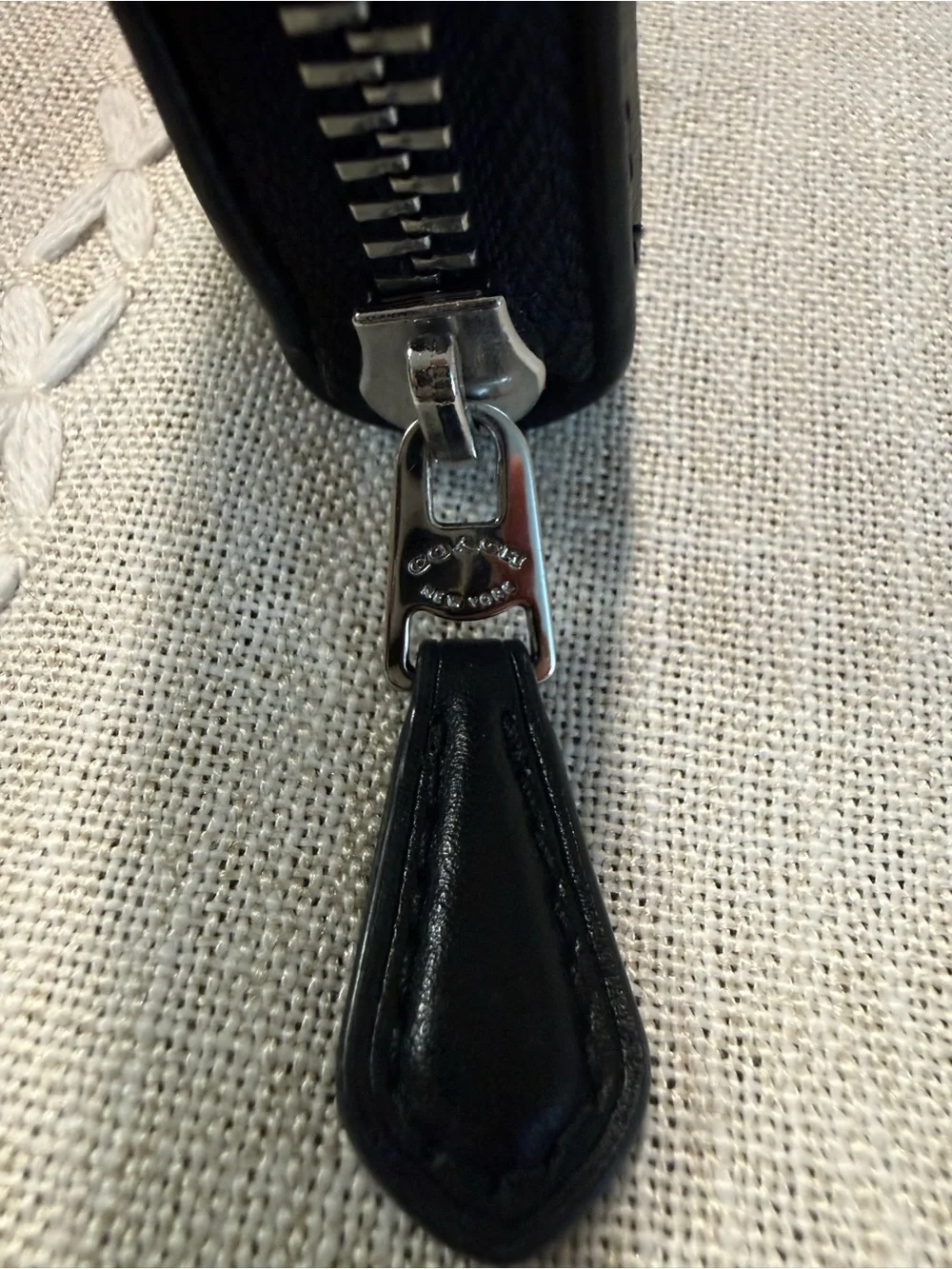 COACH leopard wallet